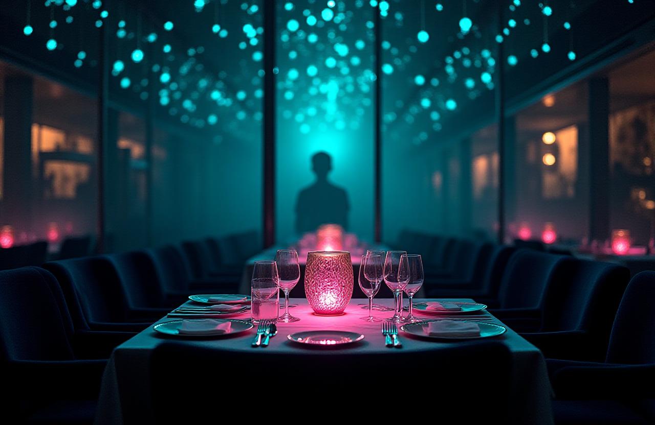 การรับประทานอาหารท่ามกลางหมู่ดาวที่ Stellar Bites